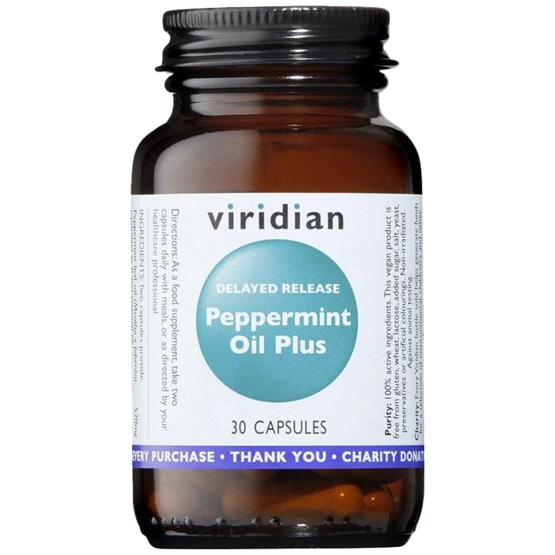 Viridian Peppermint Oil Plus (30 Delayed Release VCapsules)