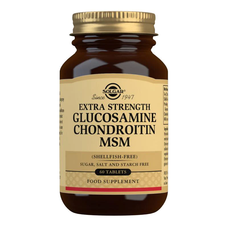 Solgar Extra Strength Glucosamine Chondroitin MSM Tablets