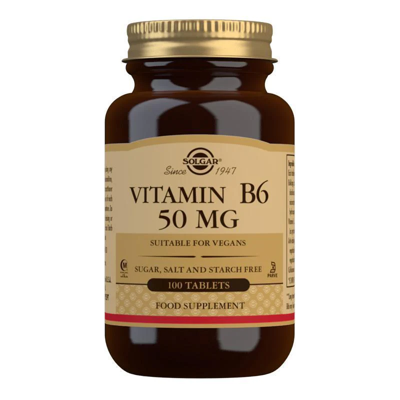 Solgar Vitamin B6 50 mg 100 Tablets