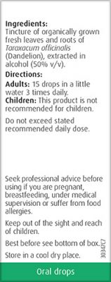 A. Vogel - Dandelion - Taraxacum oral drops - 50 ml - Image 2