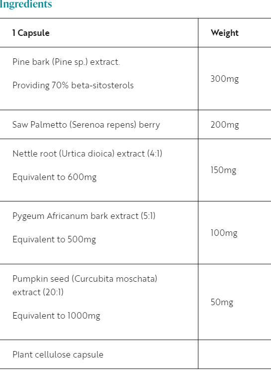 Viridian - Man 50+ Prostate Complex - 60 capsules - Image 4