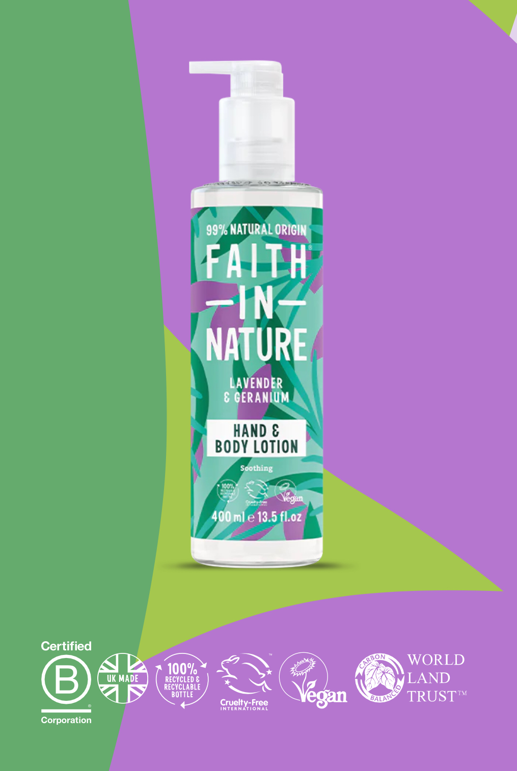 Faith in Nature - Hand & Body Lotion - 13.5 fl.oz