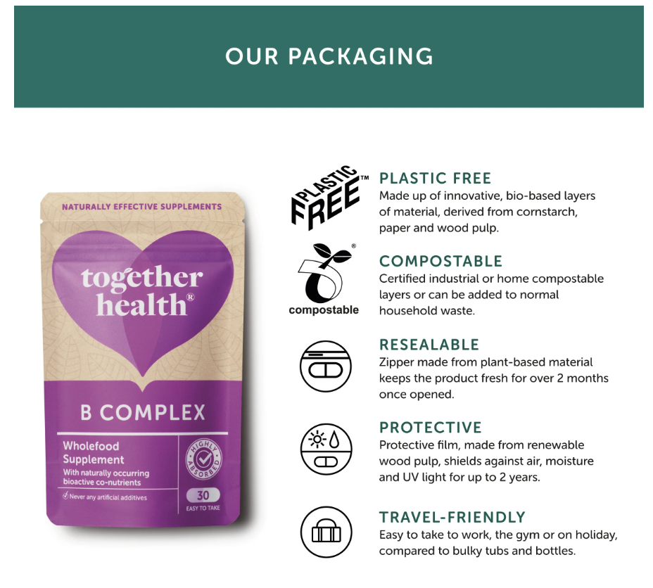 Together Health - Vitamin B Complex - Caps 30 - Image 3